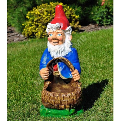 Садово-парковая фигура Cera Гном с корзиной б/ф